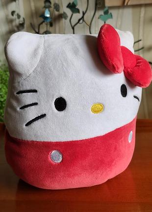 Оригінальна плюшева подушка hello kitty ty squish-a-boos (sanrio 2022)