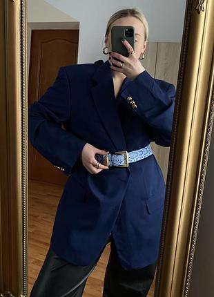 Піджак подовжений з поясом 😍 100% вовна