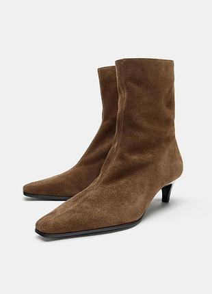 Черевики жіночі zara коричневі