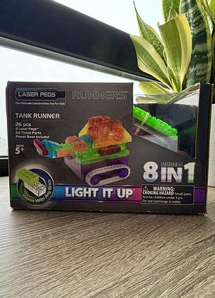 Конструктор laser pegs tank runner 8 в 1