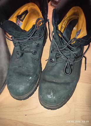 Чоботи унісекс timberland чорні, розмір 39, довжина устілки 26 см, шкіра