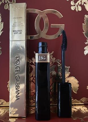 Туш для вій dolce & gabbana my lash seduction, 7 мл, 01-натуральний чорний.