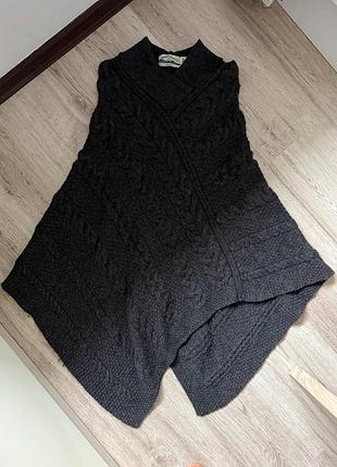 Накидка пончо шерсть arancrafts ireland оригінал