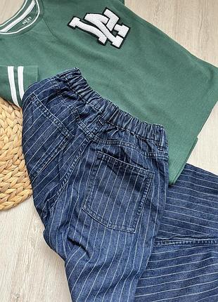 Джинси  h&m сині в смужку 2