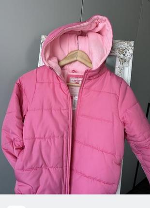 Куртка для дівчинки carter's рожева