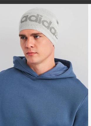 Шапка чоловіча adidas ib2652 сіра оригінал