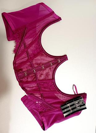 Корсет топ кольору фуксія від hunkemoller