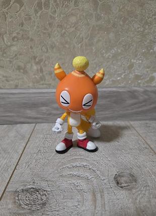 Колекційна рухома фігурка chao mascot tails, jakks pacific.