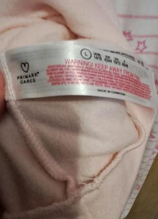 Пижама флисовая 52р primark 4