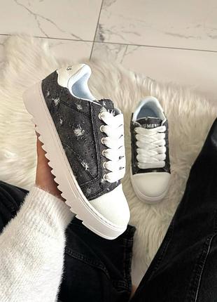 Кроссовки numeris atelier denim grafit grey арт 26002
