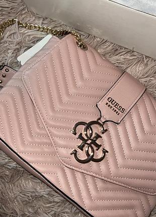 Сумка guess violet пудрова