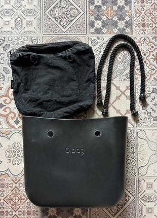 Чорна сумка o bag класична