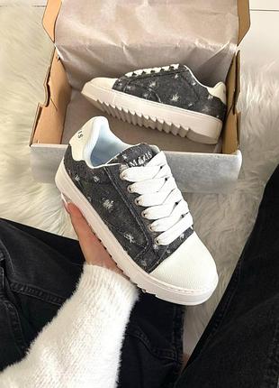 Кроссовки numeris atelier denim grafit grey арт 26002