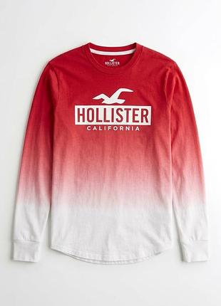 Лонгслів hollister. червоний з білим. цікава модель. розмір вказаний s. дивіться точні розміри на останньому фото 👉🏿👉🏿