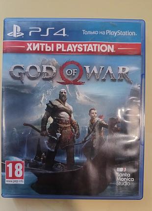 Диск пс4 ps4 playstation 4 god of war