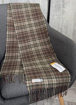 Новий вовняний шарф 100% вовна tweedmill новый шерстяной шарф шерсть