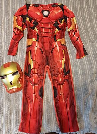 Карнавальний костюм залізної людини для дітей, червоний з золотим