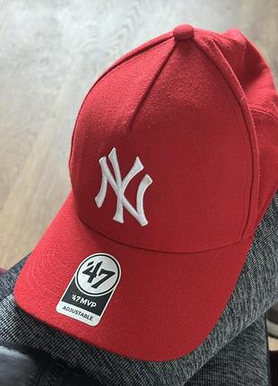 Кепка унісекс 47 mvp new york yankees червона