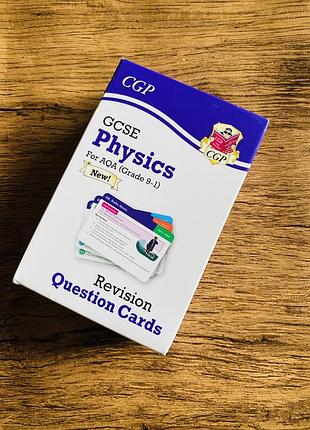 Набір карток для повторення матеріалу (revision question cards) з фізики для британського іспиту gcse (курс aqa, оцінювання за системою grade 9-1
