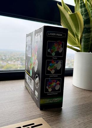 Конструктор laser pegs 6 в 1. трактор 4