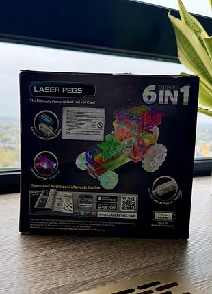 Конструктор laser pegs 6 в 1. трактор 2