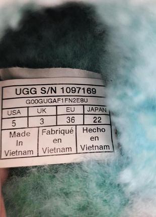 Ugg оригинальные меховые тапочки 8