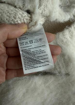 Светр жіночий h&m мохеровий білий 5