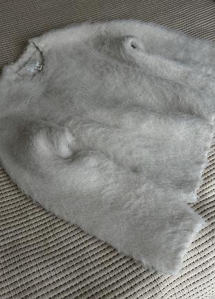 Светр жіночий h&m мохеровий білий 2
