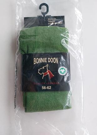 Брендовые хлопковые колготы bonnie doon на рост 56-62см