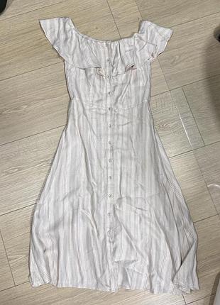 Сарафан жіночий шовковий з відкритими плечима h&m