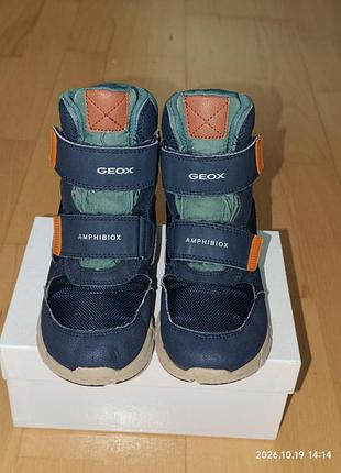 Чоботи дитячі geox amphibiox сині 30 розмір