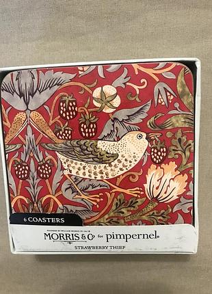 Morris&go 6 coassters  під гарячу чашку на пробковому дереві