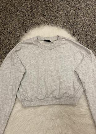 Сірий тонкий світшот 191026 2