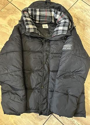 Чоловіча зимова куртка burberry чорна