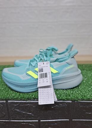 Жіночі бігові кросівки adidas ultraboost 5 performance w flash aqua / hi-res yellow / halo mint  40