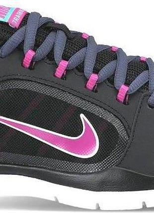 Кросівки жіночі nike flex trainer 4 чорні з рожевим