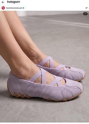 Женские балетки adidas originals ghost sprint ballet кожаные замшевые сиреневые лавандовые 40 41 42 размер