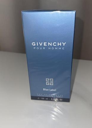 Чоловічі парфуми  givenchy blue label pour homme духи зі шлейфом франція живанши дуже гарний аромат для чоловіків