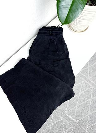 Лляні штани кюлоти zara