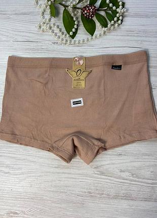 Трусики шортики женские из хлопка в рубчик от бренда aonidasi арт. 5245🎀