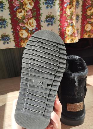 Угги унісекс ugg чорні 3