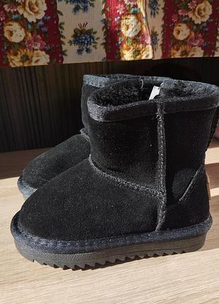 Угги унісекс ugg чорні 4