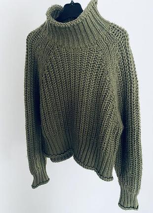 Тепла вʼязана кофточка з довгим рукавом h&m