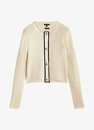 Кардиган на пуговицах massimo dutti