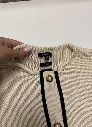 Кардиган на пуговицах massimo dutti 4