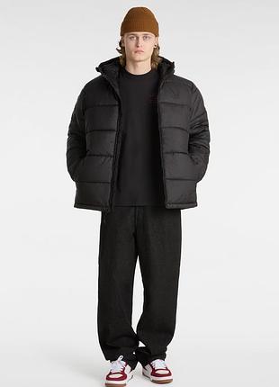Vans mte hillgate puffer black оригінал нова чоловіча зимова куртка курточка пуховик на зиму зима теплий ванс венс чорний водонепроникна xl xxl 2xl