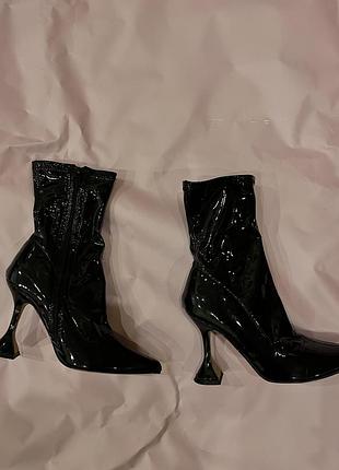 Amina muaddi high heel boots 6