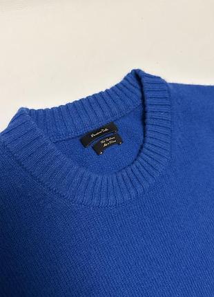 Яркий шерстяной свитер унисекс massimo dutti 2