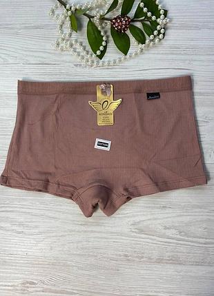Трусики шортики  жіночі з бавовни в рубчик від бренду aonidasi арт. 5245🎀