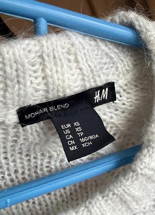 В'язаний джемпер h&m mohair blend 3